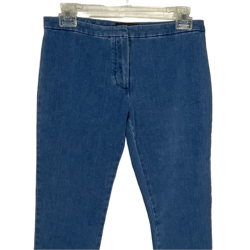 THEORY Movement Denim Classic Cropped Skinny Pants - Picture 3 of 12